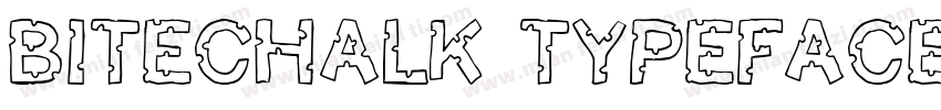 BiteChalk Typeface字体转换